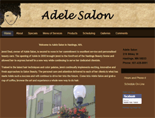 Tablet Screenshot of adele-salon.com